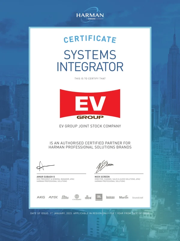 Harman_Certificate_EVGroup